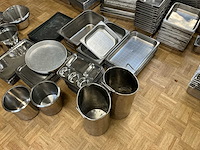 Lot inox bakken verschillende maten, bain marie's overige keukenbenodigdheden - afbeelding 12 van  12