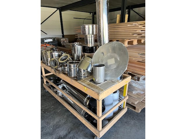 Lot inox rookkanaalsystemen - afbeelding 3 van  3