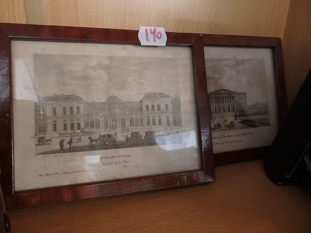 Lot kaders litho paris - afbeelding 1 van  1