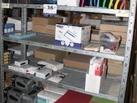 Lot kantoorartikelen, papierwaren en mondmaskers - afbeelding 1 van  1