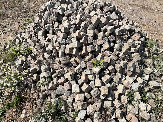 Lot kasseien stenen & bakstenen - afbeelding 9 van  13