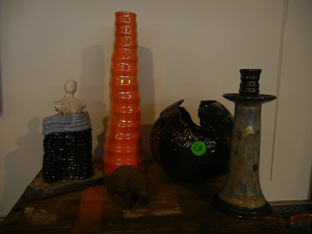 Lot keramiek handgemaakt (5stuks) - afbeelding 1 van  3