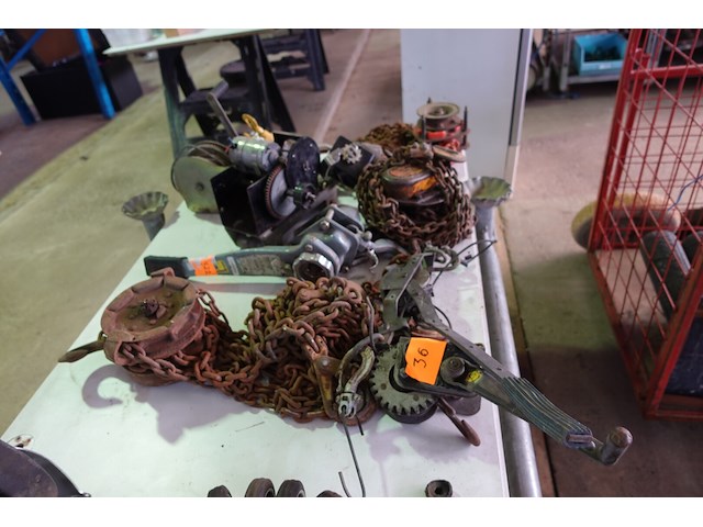 Lot kettingtakels - afbeelding 2 van  14