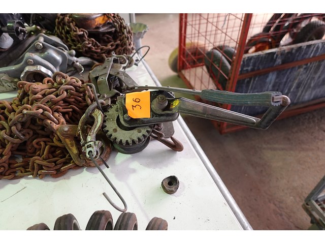 Lot kettingtakels - afbeelding 4 van  14