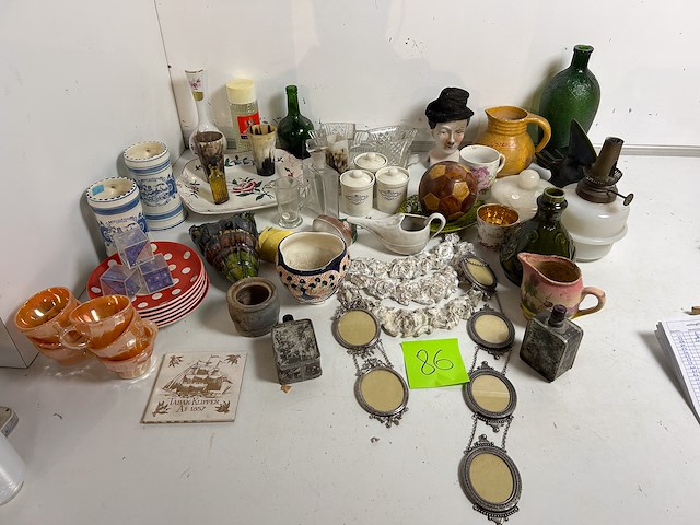 Lot klein brocante varia (plus 50 stuks) - afbeelding 1 van  4