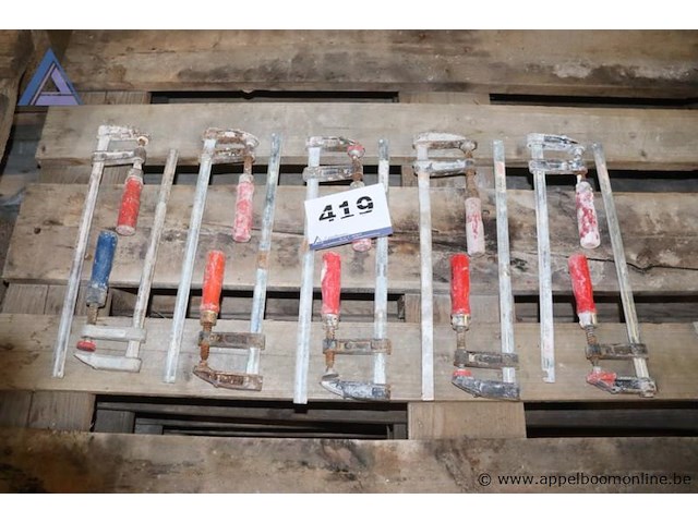 Lot klemmen - diverse maten - afbeelding 1 van  1