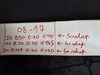Lot koelcelrekken (nr 08-17) - afbeelding 1 van  4