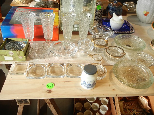 Lot kristal - afbeelding 2 van  2