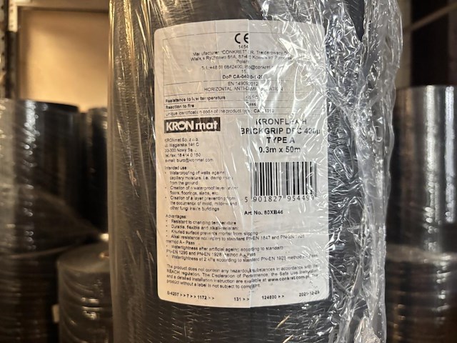 Lot kronflex h brickgrip dpc 400 0,3x50m - afbeelding 2 van  3