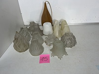 Lot lampekappen (16 items) - afbeelding 1 van  3