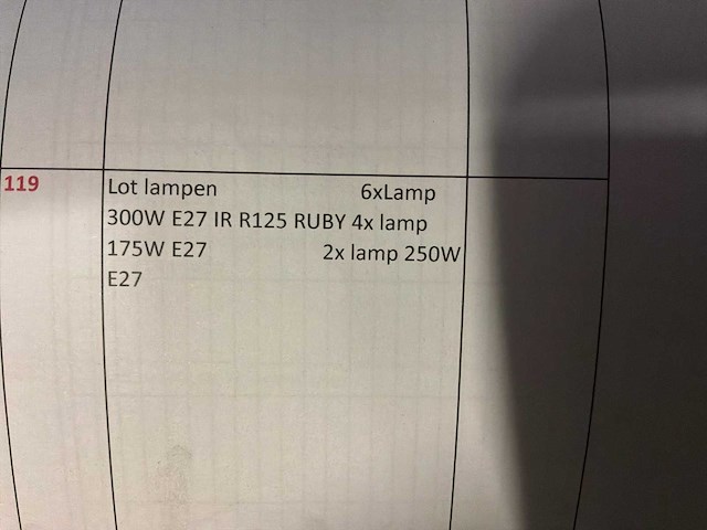 Lot lampen - afbeelding 4 van  4