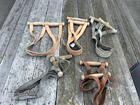 Lot lederen glasdragers - afbeelding 3 van  3