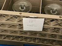 Lot martini glazen - afbeelding 3 van  3