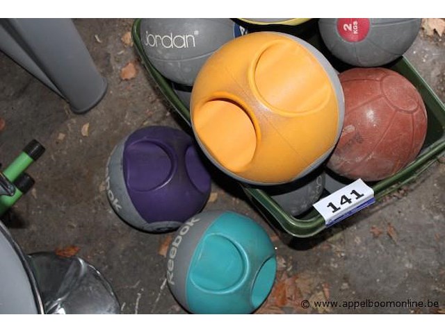Lot medicine ballen - afbeelding 2 van  2