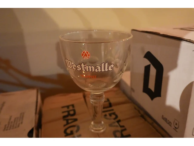 Lot merkglazen (leffe, orval, grimbergen, jupiler, la chouffe, palm, kriek max ...) - afbeelding 6 van  21