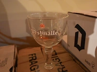 Lot merkglazen (leffe, orval, grimbergen, jupiler, la chouffe, palm, kriek max ...) - afbeelding 6 van  21