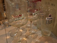 Lot merkglazen (leffe, orval, grimbergen, jupiler, la chouffe, palm, kriek max ...) - afbeelding 8 van  21