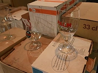 Lot merkglazen (leffe, orval, grimbergen, jupiler, la chouffe, palm, kriek max ...) - afbeelding 9 van  21
