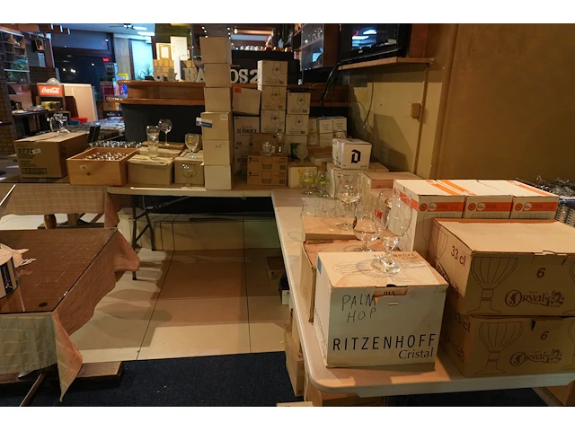 Lot merkglazen (leffe, orval, grimbergen, jupiler, la chouffe, palm, kriek max ...) - afbeelding 10 van  21