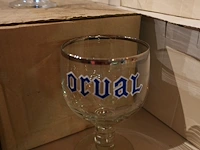 Lot merkglazen (leffe, orval, grimbergen, jupiler, la chouffe, palm, kriek max ...) - afbeelding 12 van  21