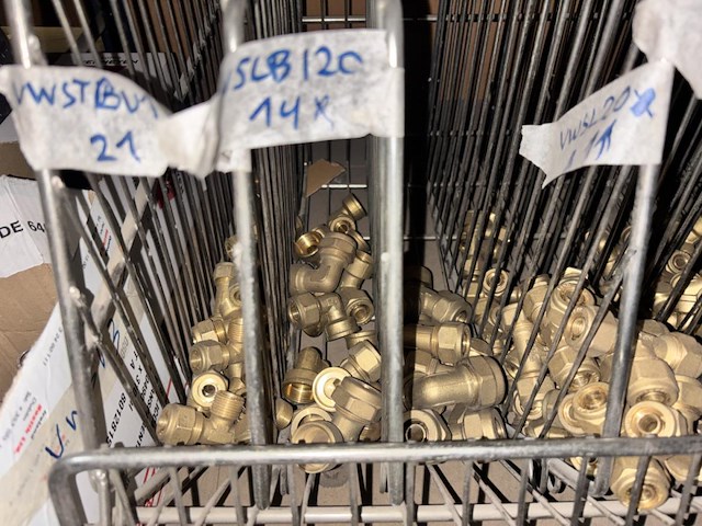 Lot messing fittings + div - afbeelding 3 van  6