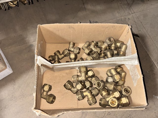 Lot messing fittings + div - afbeelding 4 van  6
