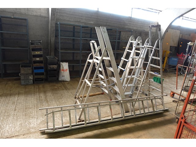 Lot met 8 ladders - afbeelding 10 van  10