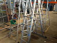 Lot met 8 ladders - afbeelding 1 van  10