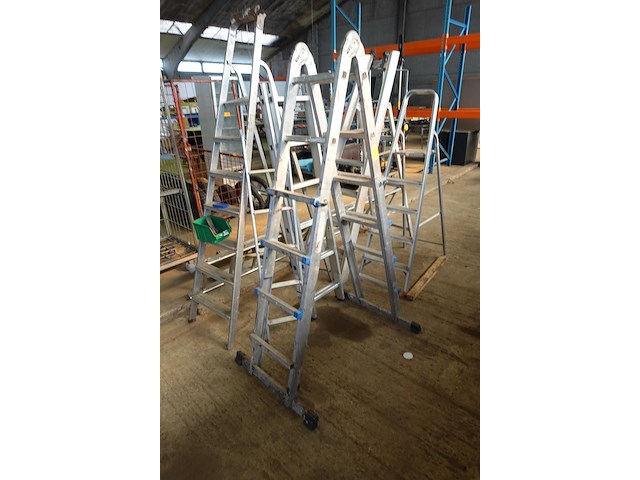 Lot met 8 ladders - afbeelding 2 van  10