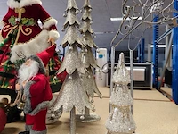 Lot met verschillende kerstdecoraties w.o.: rendierfiguren en kerstmanpoppen (volledige legger ca. 20 stuks) - afbeelding 6 van  8