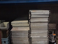 Lot metalen platen 47 stuks van 1,20mx0,40m en 4 stuks van 1,00mx0,40m - afbeelding 4 van  6