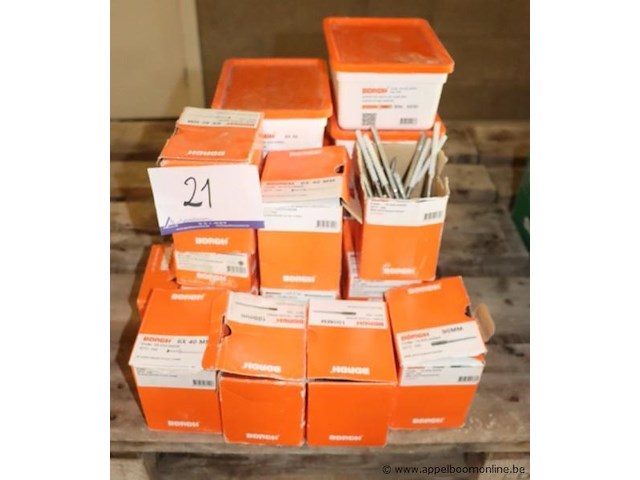 Lot montagematerialen borgh - afbeelding 1 van  2