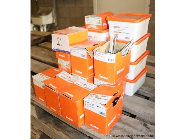 Lot montagematerialen borgh - afbeelding 2 van  2