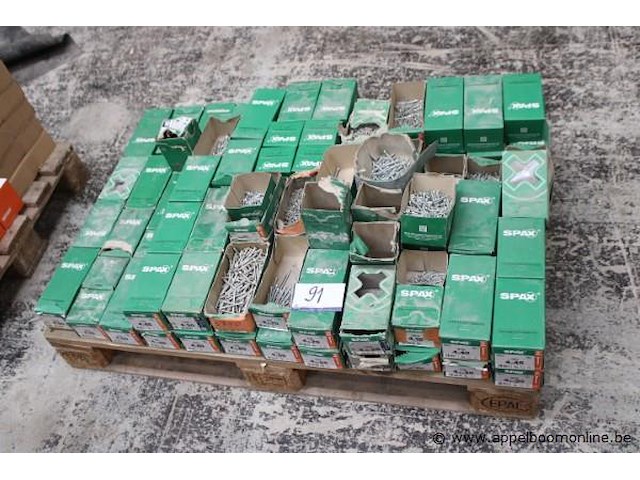 Lot montagematerialen spax - afbeelding 1 van  2