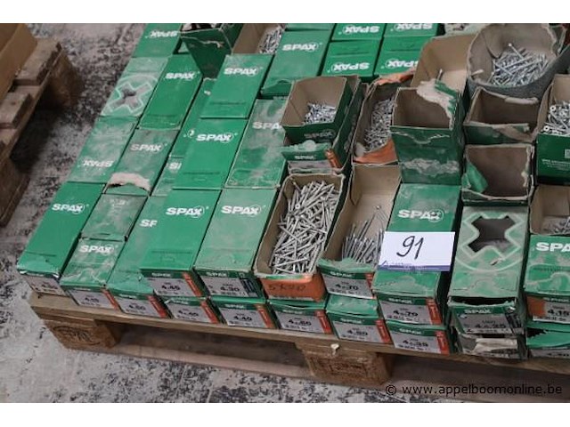 Lot montagematerialen spax - afbeelding 2 van  2