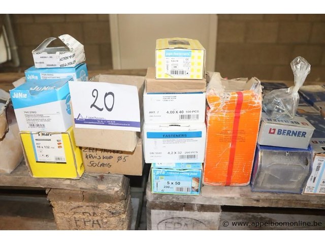 Lot montagematerialen wo berner - afbeelding 3 van  4