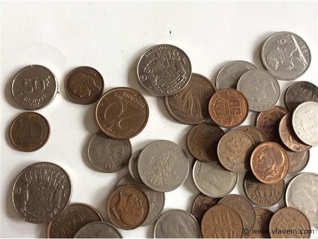 Lot munten belgië - afbeelding 2 van  3