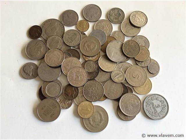 Lot munten divers - afbeelding 1 van  3