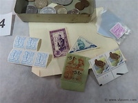 Lot munten en postzegels - afbeelding 2 van  3