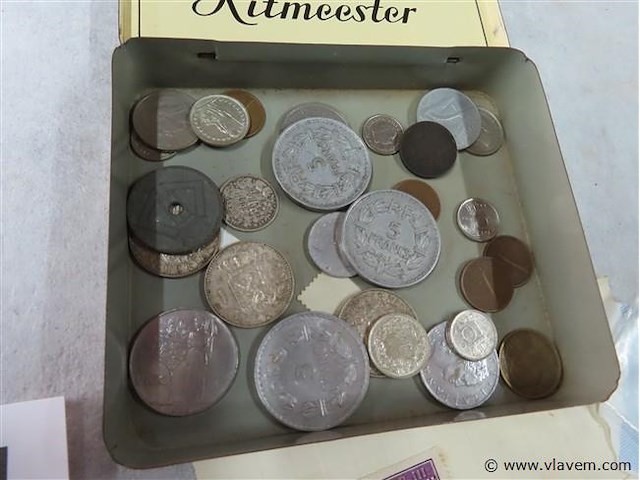 Lot munten en postzegels - afbeelding 3 van  3