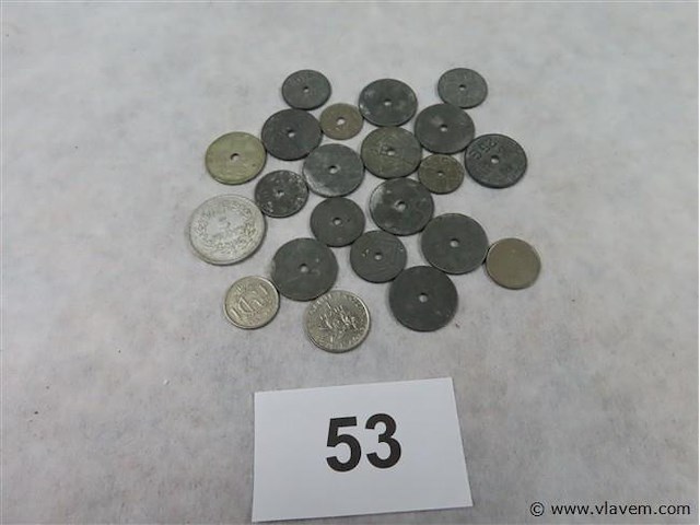 Lot munten - afbeelding 1 van  3