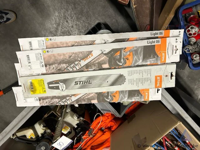 Lot onderdelen voor motorzagen, inclusief 3 zaagbladen stihl, 45 cm - afbeelding 4 van  5
