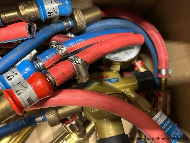 Lot onderdelen voor snijbrandsets. - afbeelding 3 van  3