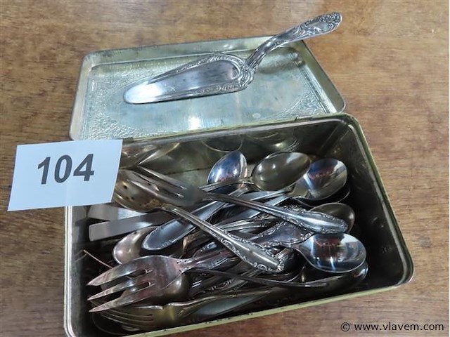 Lot oud bestek - afbeelding 1 van  4