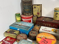 Lot oude blikken dozen 25 items - afbeelding 2 van  4