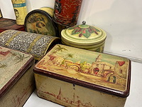 Lot oude blikken dozen 25 items - afbeelding 4 van  4