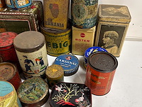 Lot oude blikken dozen 25 items - afbeelding 4 van  4