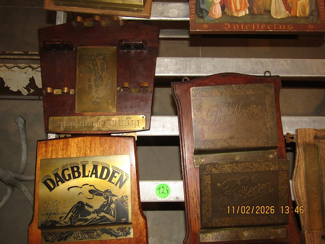 Lot pijp en briefhouders - afbeelding 2 van  3