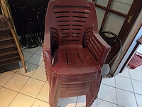 Lot plastieken terrastafels en stoelen - afbeelding 2 van  10