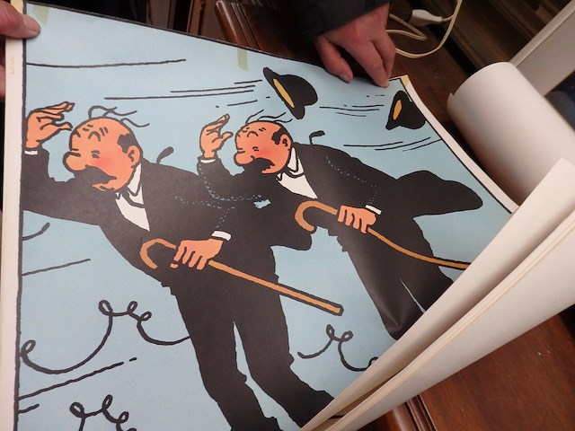 Lot posters tintin - afbeelding 2 van  6